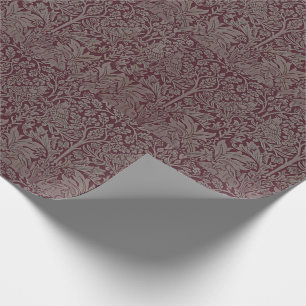 Vintag William Morris Forest Rabbit Bird Foliage Geschenkpapier