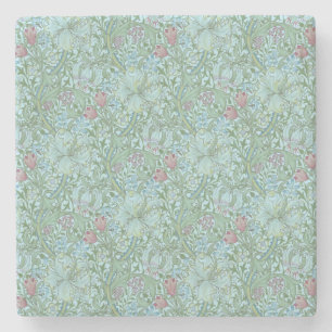 Vintag William Morris Golden Lily Steinuntersetzer