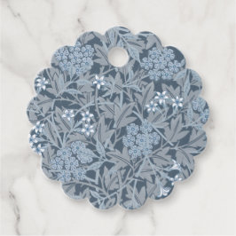 VINTAG WILLIAM MORRIS "JASMINE" FAVOR TAG GESCHENKANHÄNGER