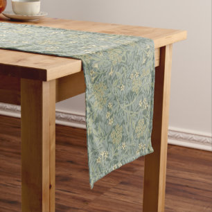 Vintag William Morris Jasmine Kurzer Tischläufer