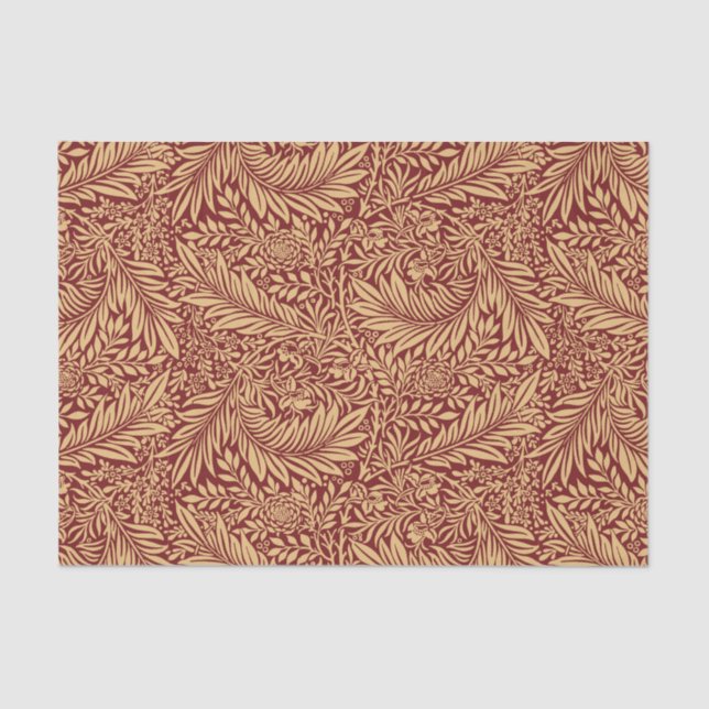 Vintag William Morris Larkspur Pattern Seidenpapier (Vorderseite)