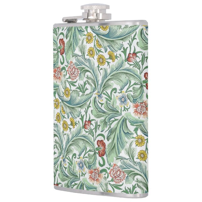 Vintag William Morris Leicester Flachmann (Links)