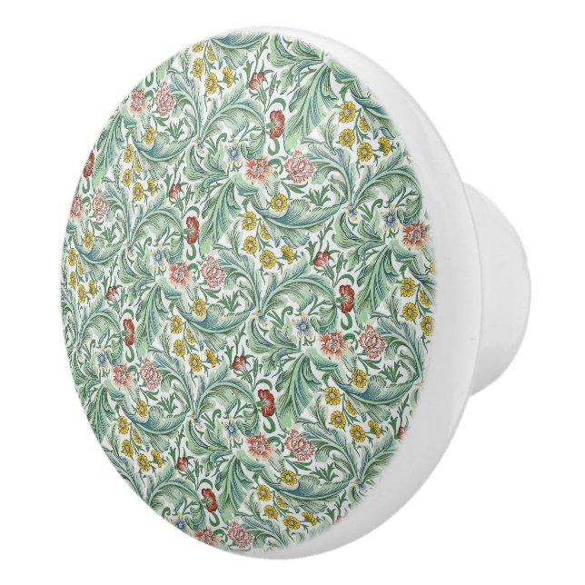 Vintag William Morris Leicester Keramikknauf (Rechts)