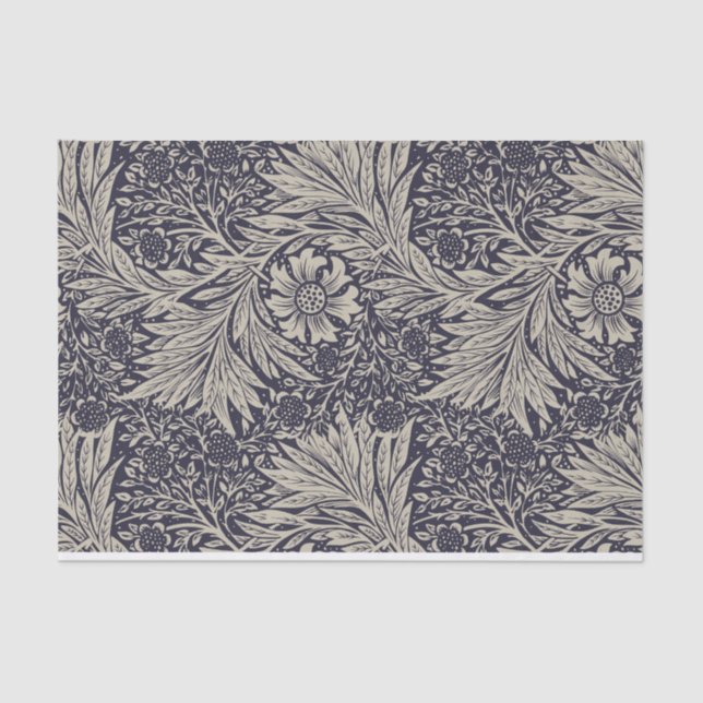 Vintag William Morris Marigold Pattern Seidenpapier (Vorderseite)