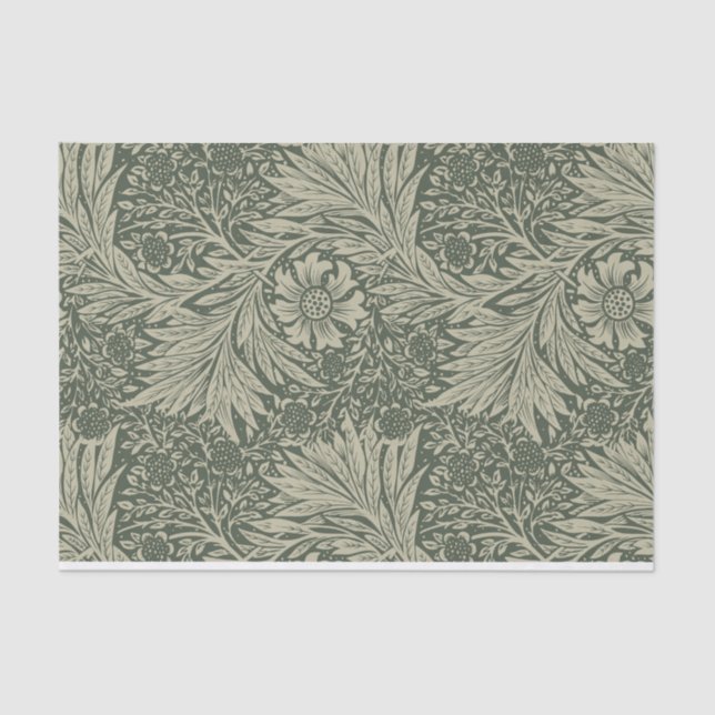 Vintag William Morris Marigold Pattern Seidenpapier (Vorderseite)