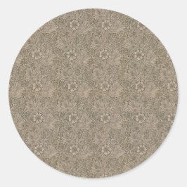 Vintag William Morris Marigold Runder Aufkleber