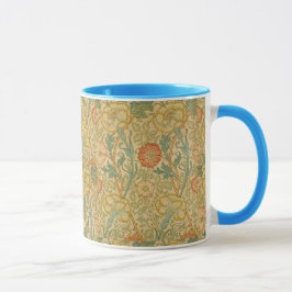 Vintag William Morris Pink und Rose Tasse