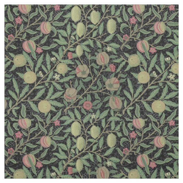 Vintag William Morris Pomegranates Fruchtmuster Stoff (Muster)
