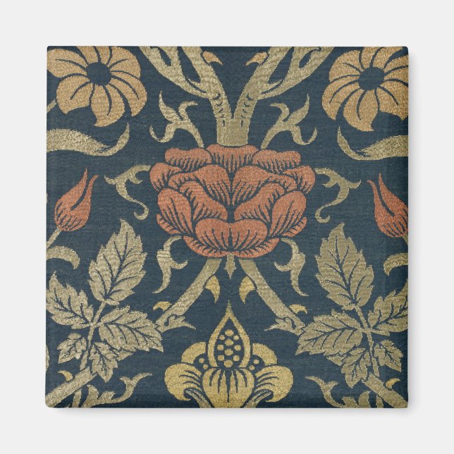 Vintag William Morris Rose und Lily Magnet (Vorne)