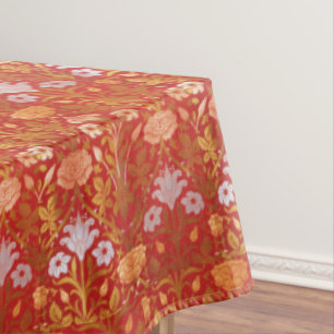 Vintag William Morris Rose und Lily Tischdecke