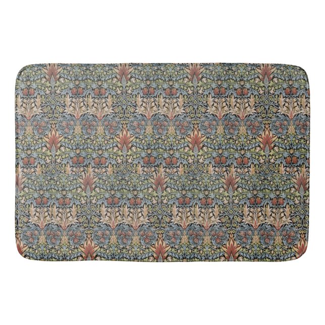 Vintag William Morris Snakeshead Badematte (Vorderseite)