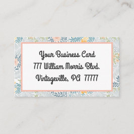 Vintag William Morris Spring Meadow Visitenkarte
