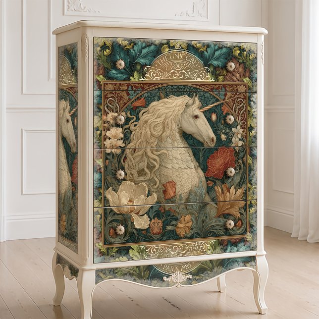Vintag William Morris Stil Jugendstil Seidenpapier (Von Creator hochgeladen)
