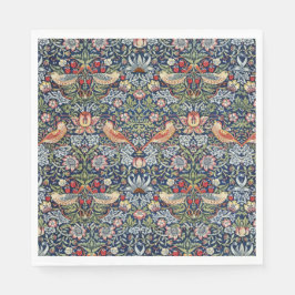 Vintag William Morris Strawberry Thief Serviette