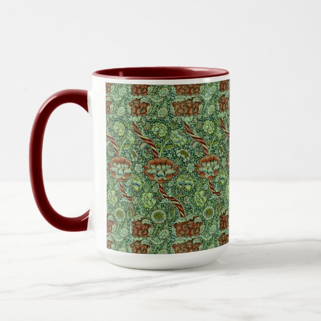 Vintag William Morris Wandle Pattern Tasse (Links)