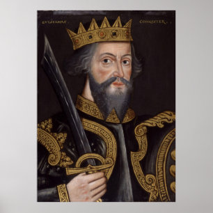 Vintag William The Eroberer Portrait Poster