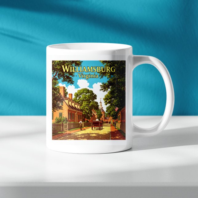 Vintag Williamsburg Virginia Kaffeetasse (Von Creator hochgeladen)