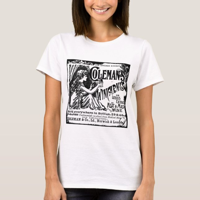 Vintag Wincarnis Tonic Ad T-Shirt (Vorderseite)