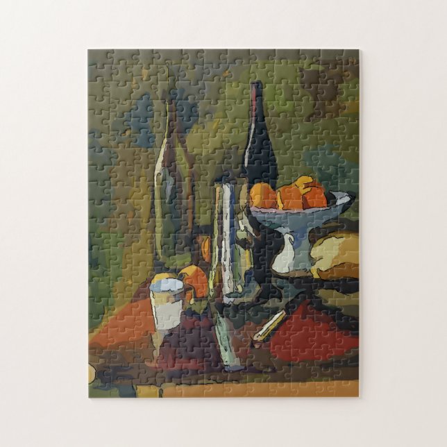 Vintag Wine Still Life Poster Puzzle (Vertikal)