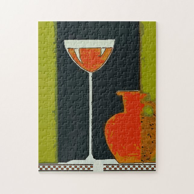 Vintag Wine Still Life Poster Puzzle (Vertikal)