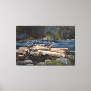 Vintag Winslow Homer Hudson River Leinwanddruck