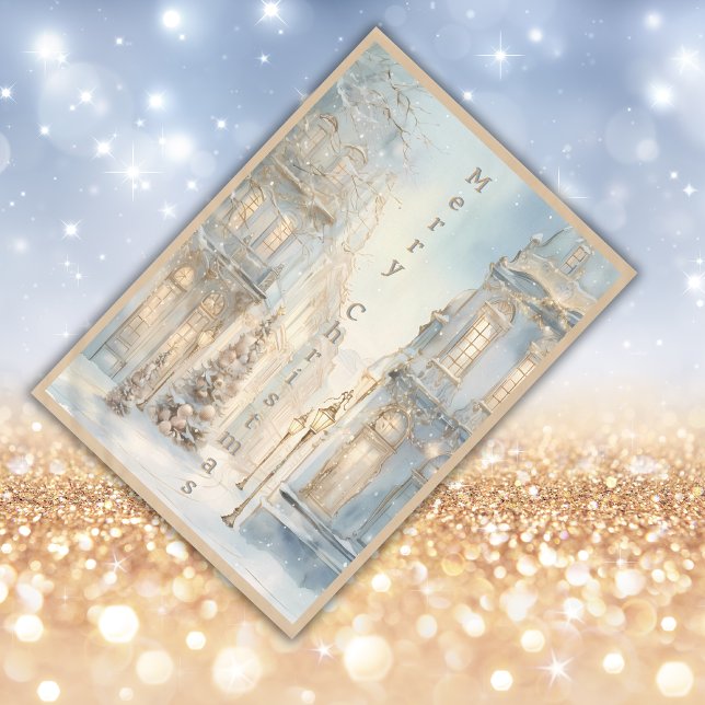 Vintag Winter Frohe Weihnachtsmonogramm | m Tischdecke (Von Creator hochgeladen)