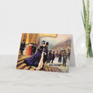 Vintag Winter Pariser Weihnachten