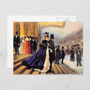 Vintag Winter Pariser Weihnachten