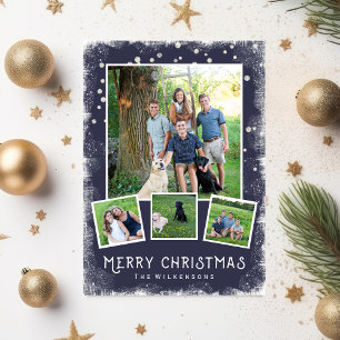 Vintag Winter Wonderland Weihnachts-Collage Feiertagskarte