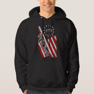 Vintag Wir Menschen 1776 amerikanische Fahne 4. Ju Hoodie