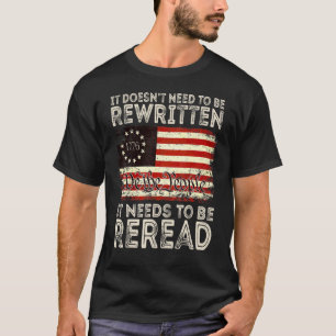 Vintag Wir Menschen 1776 US-Flagge 4. Juli T-Shirt