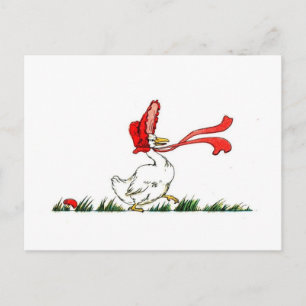 Vintag Wise Mamma Goose Postkarte