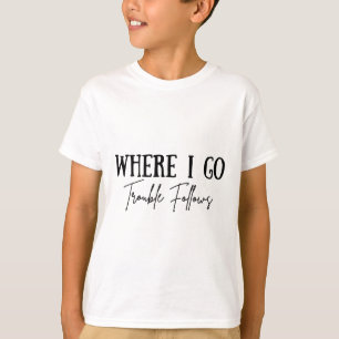 Vintag, wo ich Probleme habe, folgt ein paar Übere T-Shirt