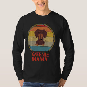 Vintag Womens Würstchen Mama Funny Dackel Lover G T-Shirt