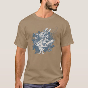 Vintag Wonderland White Rabbit Herald T-Shirt