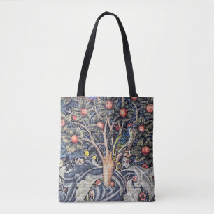 Vintag Woodpecker Floral Tapestes William Morris