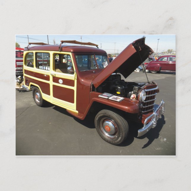 Vintag Woody Postkarte (Vorderseite)