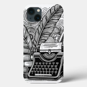 Vintag Writer's Theme 2 Color Me Case-Mate iPhone Hülle