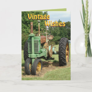 Vintag, Wünsche für jeden Anlass anpassen Karte