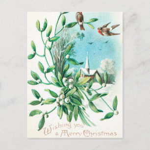 Vintag wünschen Ihnen frohe Weihnachten (1910)