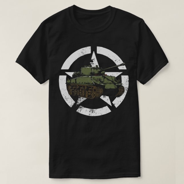 Vintag WW2 Sherman Tank (Design vorne)