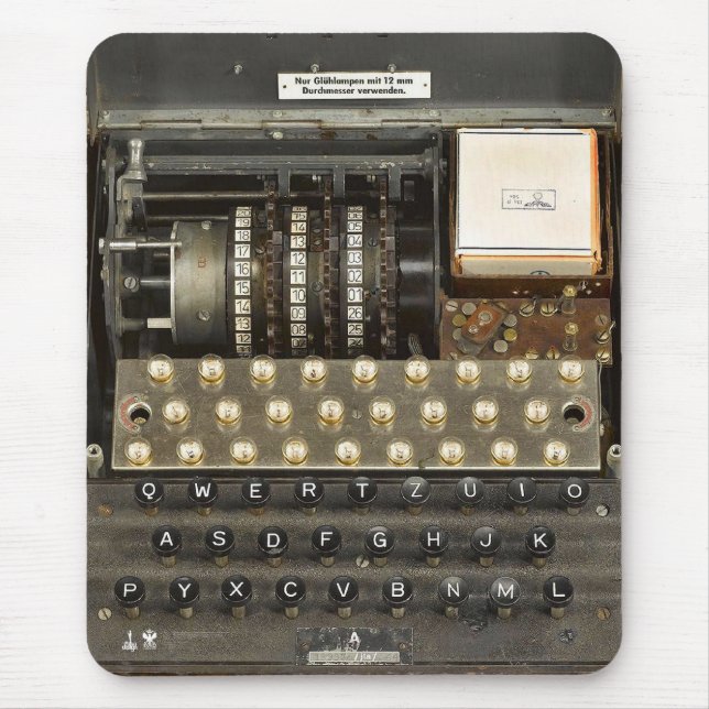 Vintag_WWII_Enigma_03 Maus-Pads Mousepad (Vorne)
