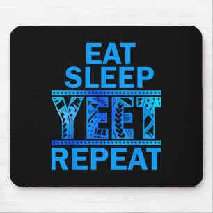 Vintag Yeet Apparel Mens Funny Sprichwort essen Sl Mousepad