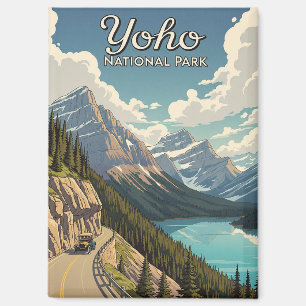 Vintag Yoho National Park Kanada Magnet