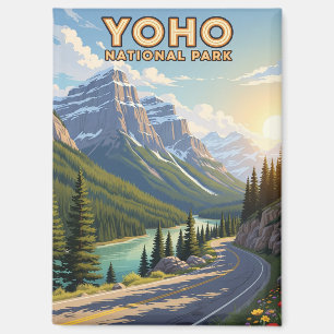 Vintag Yoho National Park Kanada Magnet
