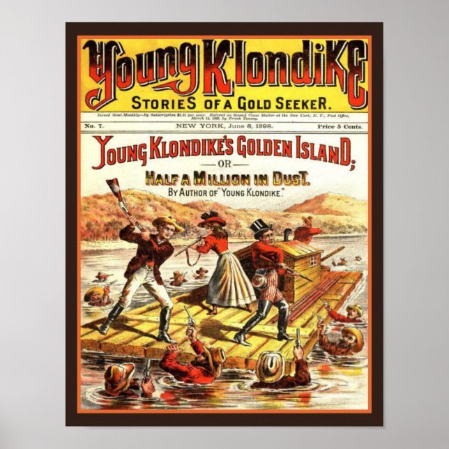 Vintag Young Klondike Gold Seeker Poster (Vorne)