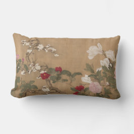 Vintag Yun Shouping florale Art Throw Kissen