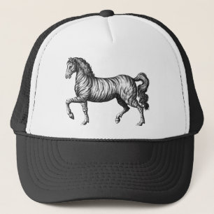 Vintag Zebra Truckerkappe