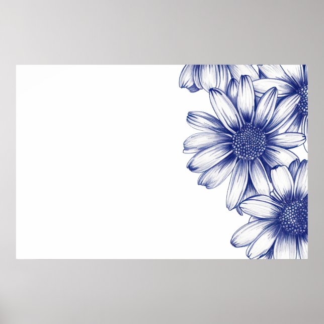 Vintag zeichnend lila Tag Poster (Vorne)