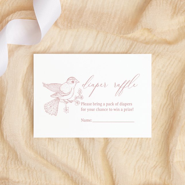 Vintag zeitlose Blumendusche Windelwanne Mitteilungskarte (Von Creator hochgeladen)